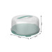 Rotho Tortenbutler Fresh hoch, Grün/Transparent