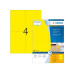 HERMA Universal-Etiketten 105 x 148 mm Gelb, 400 Etiketten HERMA Universal-Etiketten 105 x 148 mm Gelb, 400 Etiketten