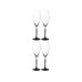 Villeroy & Boch Champagnerglas Rock 260 ml, 4 Stück, Transparent Villeroy & Boch Champagnerglas Rock 260 ml, 4 Stück, Transparent