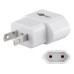 Max Hauri Reiseadapter EU – USA, Weiss Max Hauri Reiseadapter EU – USA, Weiss