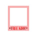 Partydeco Hochzeitsaccessoire Free Kiss 50 x 59.5 cm, Pink Partydeco Hochzeitsaccessoire Free Kiss 50 x 59.5 cm, Pink