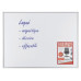 Franken Magnethaftendes Whiteboard Eco 45 cm x 60 cm, Weiss