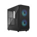 Fractal Design PC-Gehäuse Focus 2 RGB TG Clear Tint Schwarz