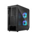 Fractal Design PC-Gehäuse Focus 2 RGB TG Clear Tint Schwarz