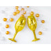 Partydeco Folienballon Glass Gold