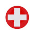 OEM Aufkleber Schweizerkreuz 70 mm