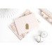 Partydeco Geschenkpapier 70 x 200 cm, 2 Stück, Gold/Hellrosa