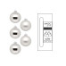 INGES CHRISTMAS DECOR Weihnachtskugel Frosty Silver Ø 6 cm 20 Stück