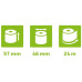 Exacompta Thermo-Papierrolle 57 x 46 x 12 mm, 24 m, 10 Stück