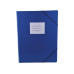 Office Focus Gummibandmappe A3 mit Etikette Blau