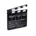 relaxdays Partyaccessoire Filmklappe 26 x 30 cm, Schwarz