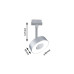 Paulmann LED Schienenspot URail Circle, 5.3 W, 2700 K, Chrom
