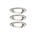 Paulmann Einbauspot Nova Plus Coin Set, 3 x 6 W, 2700 K, Eisen Paulmann Einbauspot Nova Plus Coin Set, 3 x 6 W, 2700 K, Eisen