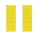 KOOR Kühlelement Arctico M, Doppelpack Giallo