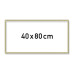 Schipper Zubehör Alurahmen Gold 40 x 80 cm