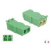 Delock LWL-Kupplung LC – LC Duplex Singlemode 4 Stück