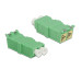 Delock LWL-Kupplung LC – LC Duplex Singlemode 4 Stück