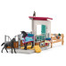 Schleich Spielfigurenset Horse Club Pferdebox mit Stute und Fohlen