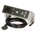 Bachmann Tischsteckdosenleiste DESK 2 1x T13 1x USB A Doppelladegerät