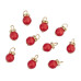HobbyFun Mini-Utensilien Christbaumkugel Rot