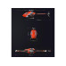 OMPHobby Helikopter M1 EVO Flybarless, 3D, Orange BNF OMPHobby Helikopter M1 EVO Flybarless, 3D, Orange BNF