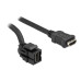Delock Keystone-Modul HDMI Buchse – HDMI Buchse Schwarz Delock Keystone-Modul HDMI Buchse – HDMI Buchse Schwarz