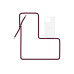 Urbany's Necklace Case iPhone 14 Pro Red Wine