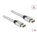 Delock Kabel 8K 60Hz HDMI - HDMI, 1 m, Silber