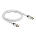Delock Kabel 8K 60Hz HDMI - HDMI, 1 m, Silber