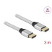 Delock Kabel 8K 60Hz HDMI - HDMI, 3 m, Silber