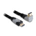 Delock Kabel gewinkelt oben HDMI - HDMI, 1 m, Grau Delock Kabel gewinkelt oben HDMI - HDMI, 1 m, Grau