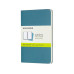 Moleskine Notizbuch Classic 9 x 14 cm, Blau, Blanko, 3 Stück