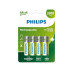 Philips Akku Akku Rechargeable AA 4 Stück