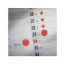 Avery Zweckform Klebepunkte Ø 8 mm, 4 Blatt, Rot
