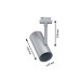 Paulmann Schienenspot URail Apol, 1 x E27, 50 W, Chrom Paulmann Schienenspot URail Apol, 1 x E27, 50 W, Chrom