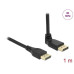 Delock Kabel Oben gewinkelt DisplayPort - DisplayPort, 1 m, 8K 60Hz