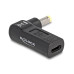 Delock Adapter USB-C zu HP 4.8 x 1.7 mm 90° gewinkelt Delock Adapter USB-C zu HP 4.8 x 1.7 mm 90° gewinkelt