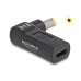 Delock Adapter USB-C zu HP 4.8 x 1.7 mm 90° gewinkelt Delock Adapter USB-C zu HP 4.8 x 1.7 mm 90° gewinkelt