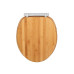 Wenko Toilettensitz Bambusa mit Fix-Clip, Hellbraun Wenko Toilettensitz Bambusa mit Fix-Clip, Hellbraun