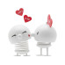 Hoptimist Aufsteller Bimble Love S 8.7 cm, Weiss/Rot