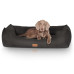 Knuffelwuff Hunde-Bett Dreamline Velour XXXL, 155 x 105 cm, Schwarz
