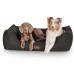 Knuffelwuff Hunde-Bett Dreamline Velour XXXL, 155 x 105 cm, Schwarz