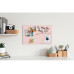 Sigel Glassboard magnetisch 600x400 Pastellfarbig Rosa