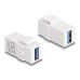 Delock Keystone-Modul USB 3.0 A Weiss Delock Keystone-Modul USB 3.0 A Weiss