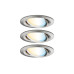 Paulmann Einbauspot Nova Plus Set, 3 x 6 W, 2700- 6500 K, Eisen Paulmann Einbauspot Nova Plus Set, 3 x 6 W, 2700- 6500 K, Eisen
