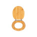Wenko Toilettensitz Bambusa mit Fix-Clip, Hellbraun Wenko Toilettensitz Bambusa mit Fix-Clip, Hellbraun