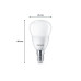 Philips Lampe (40W), 4.9W, E14, Warmweiss, 6 Stück Philips Lampe (40W), 4.9W, E14, Warmweiss, 6 Stück