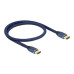 Delock Kabel 8K 60Hz HDMI - HDMI, 0.5 m, Blau Delock Kabel 8K 60Hz HDMI - HDMI, 0.5 m, Blau