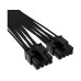 Corsair Premium 12+4-Pin 12VHPWR 600 W Kabel Schwarz