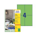 Avery Zweckform Universal-Etiketten Grün, 100 Blatt Avery Zweckform Universal-Etiketten Grün, 100 Blatt